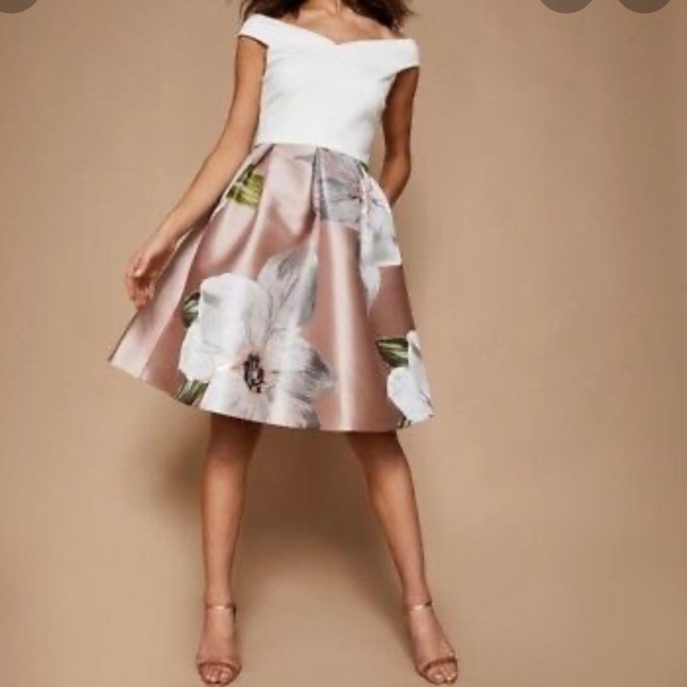 NWT Ted Baker Valtia Chatsworth Jacquard Dress